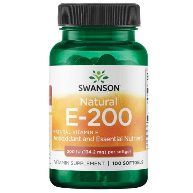 VITAMIN E NATURAL 200 IU (134.2mg)100 SGELS - Swanson | WestPharmacy.nl