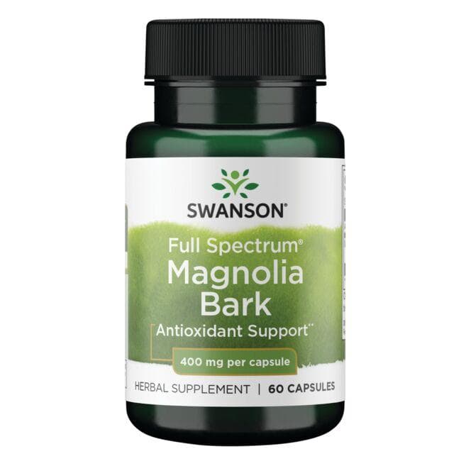 Full Spectrum Magnolia Bark 400mg 60 CAPS - Swanson | WestPharmacy.nl