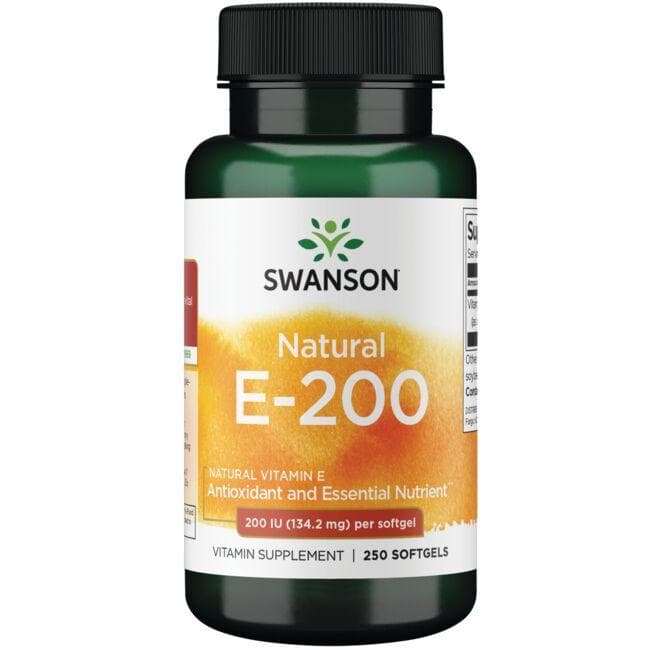 VITAMIN E NATURAL 200 IU (134.2mg)250 SGELS - Swanson | WestPharmacy.nl