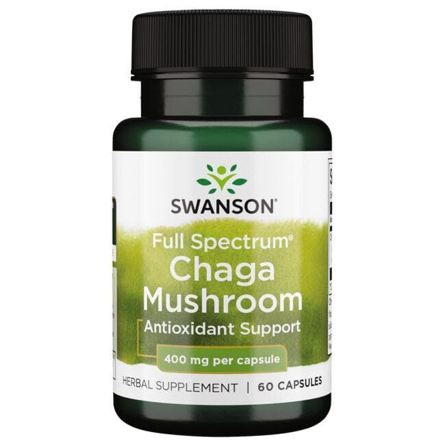 FULL SPEC CHAGA MUSHROOM 400mg 60 CAPS - Swanson | WestPharmacy.nl