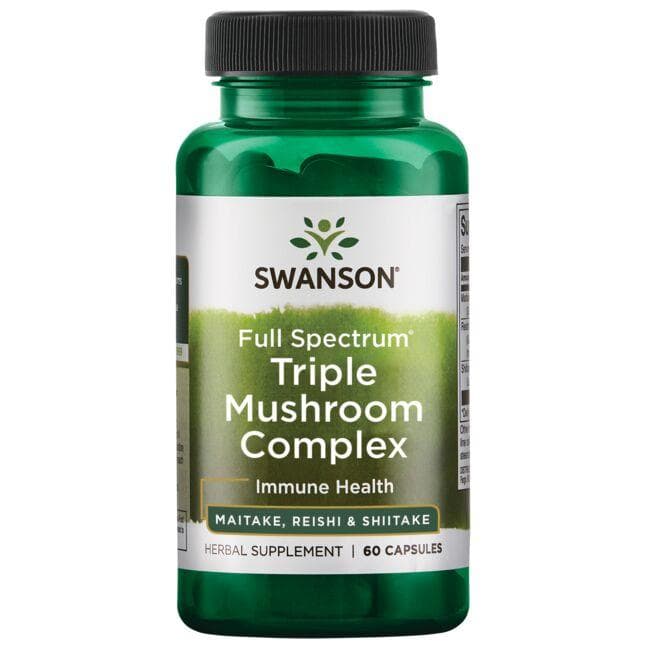 FULL SPECTRUM TRIPLE MMUSHROO COMPLEX 60 CAPS - Swanson | WestPharmacy.nl