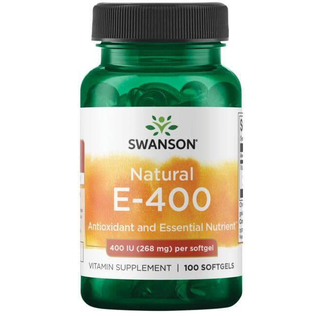 VITAMIN E - NATURAL 400IU 100 CAPS - Swanson | WestPharmacy.nl