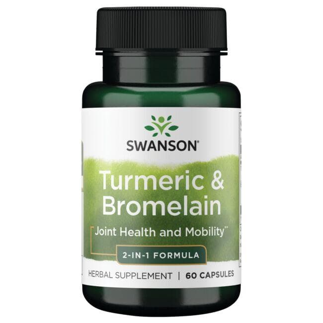 TURMERIC & BROMELAIN 60 CAPS - Swanson | WestPharmacy.nl