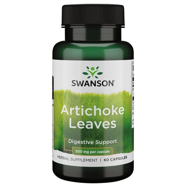 Artichoke Leaves - Artišokų lapai - Virškinimui - 500 mg - N60 - Swanson - Vaistine1.lt