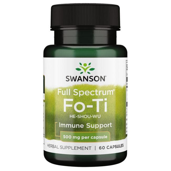 Full Spectrum Fo-Ti He-Shou-Wu 500mg 60 CAPS - Swanson | WestPharmacy.nl
