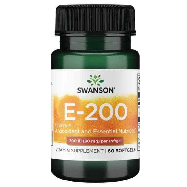 VITAMIN E 200IU 60 CAPS - Swanson | WestPharmacy.nl