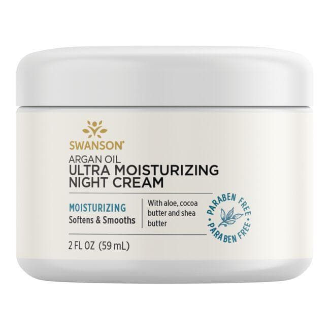 Argan Oil Ultra Moisturizing Night Cream - Argano kremas - 59 ml - Swanson - Vaistine1.lt