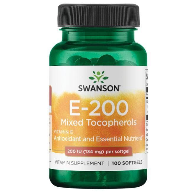 VITAMIN E MIXED 200 IU 134mg - 100 SGELS - Swanson | WestPharmacy.nl