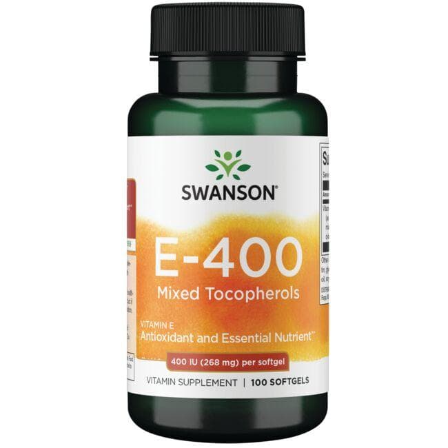 VITAMIN E MIXED TOCOPHEROLS 400IU 100 CAPS - Swanson | WestPharmacy.nl