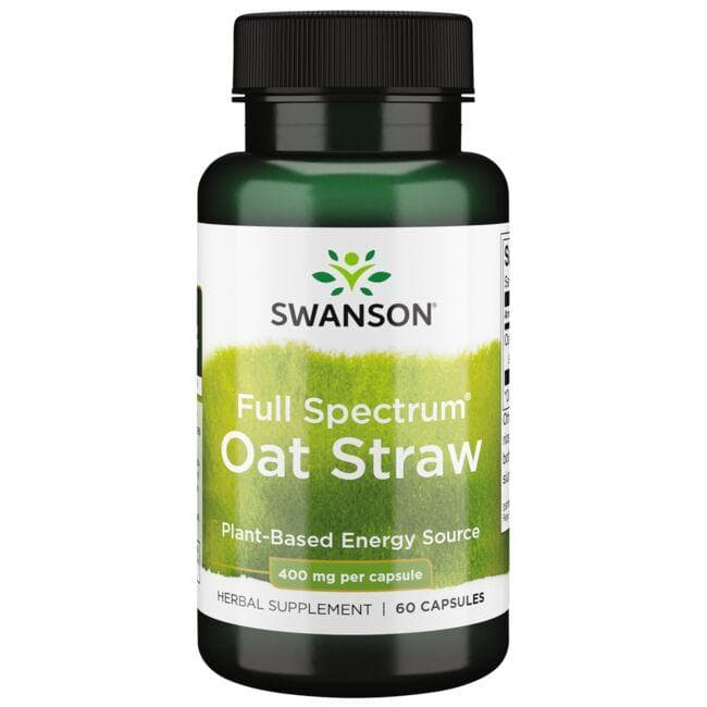 FULL SPECTRUM OAT STRAW 400mg 60 CAPS - Swanson | WestPharmacy.nl