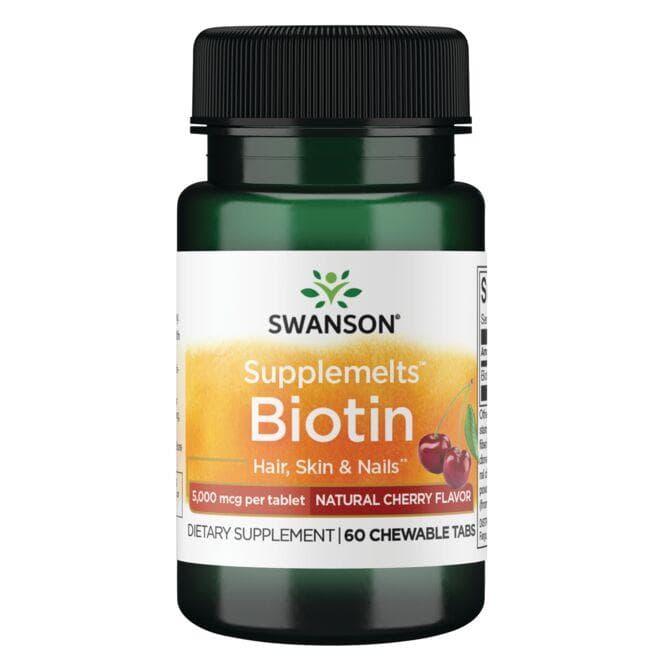 SUBLINGUAL BIOTIN 5000 MCG 60 CHEW TABS - Swanson | WestPharmacy.nl
