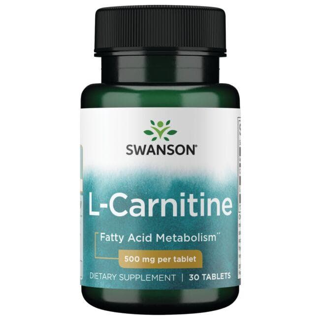 L-CARNITINE 500mg 30 TABS - Swanson | WestPharmacy.nl