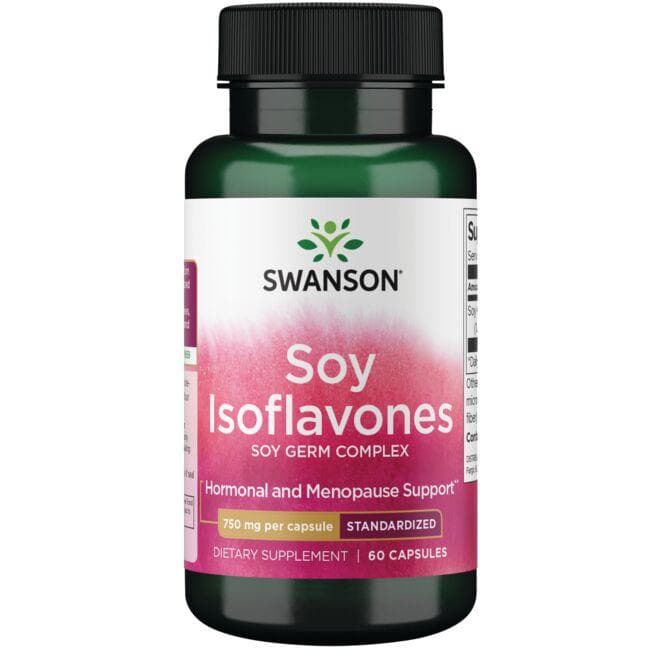 Soy Isoflavones - Standardized 750mg 60 CAPS - Swanson | WestPharmacy.nl