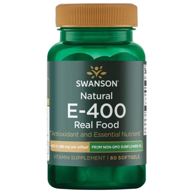 VITAMIN E SUNFLOWER 400IU 268.5mg 60 SGELS - Swanson | WestPharmacy.nl