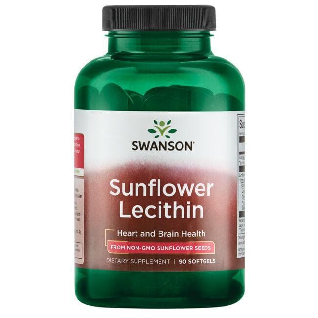 SUNFLOWER LECITHIN 1,200mg 90 SGELS - Swanson | WestPharmacy.nl