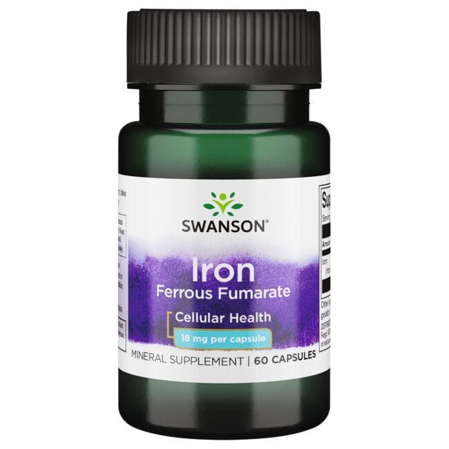 Iron Ferrous Fumarate 18mg 60 CAPS - Swanson | WestPharmacy.nl