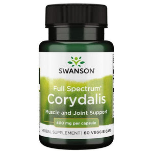 Corydalis - Raumenims ir sąnariams - 400 mg - N60 - Swanson - Vaistine1.lt