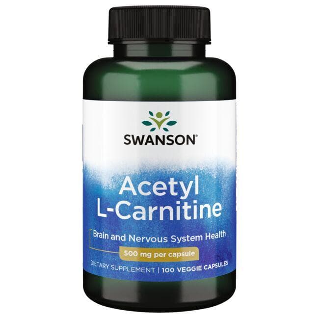ACETYL L-CARNITINE 500mg 100 VCAPS - Swanson | WestPharmacy.nl