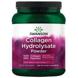 Collagen Hydrolysate Powder - Collagen Peptides - 454 gr - Swanson - Vaistine1.lt