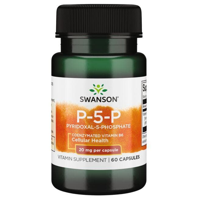 P-5-P PYRIDOXAL-5-PHOSPHATE 20mg 60 CAPS - Swanson | WestPharmacy.nl