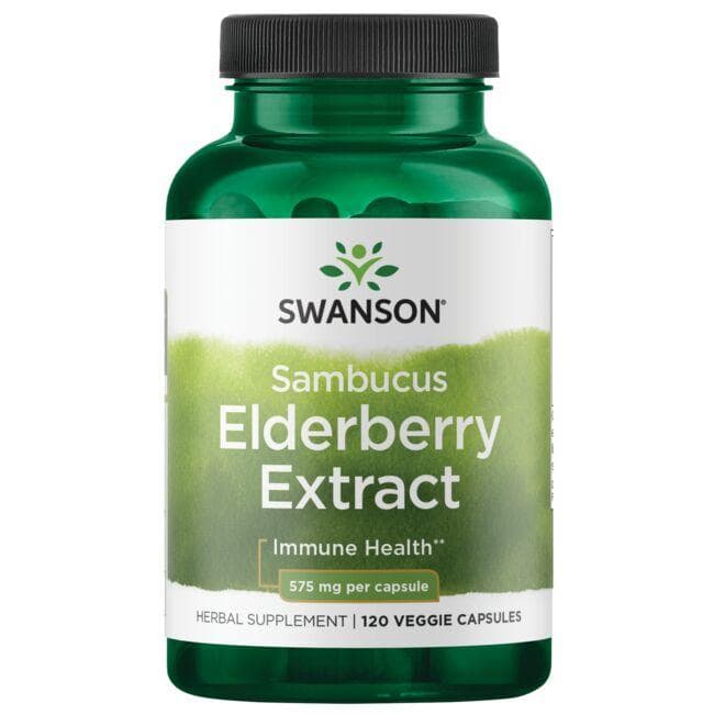SAMBUCUS ELDERBERRY EXTRACT 575MG 120 CAPS - Swanson | WestPharmacy.nl