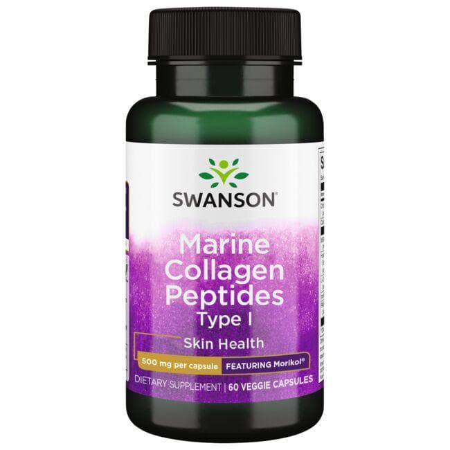 Marine Collagen Peptides Type I - 500mg 60 VCAPS - Swanson | WestPharmacy.nl
