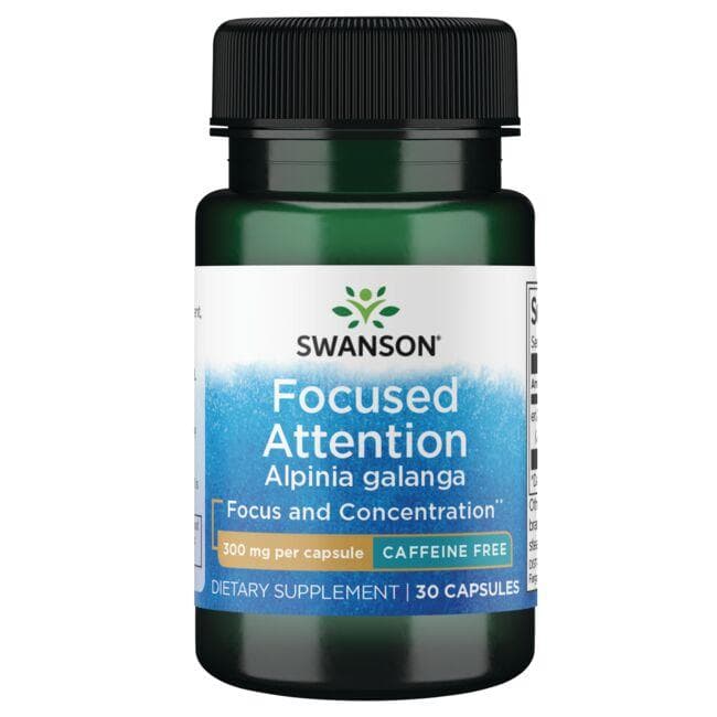 Focused Attention Alpinia Galanga - 300mg 30 CAPS - Swanson | WestPharmacy.nl