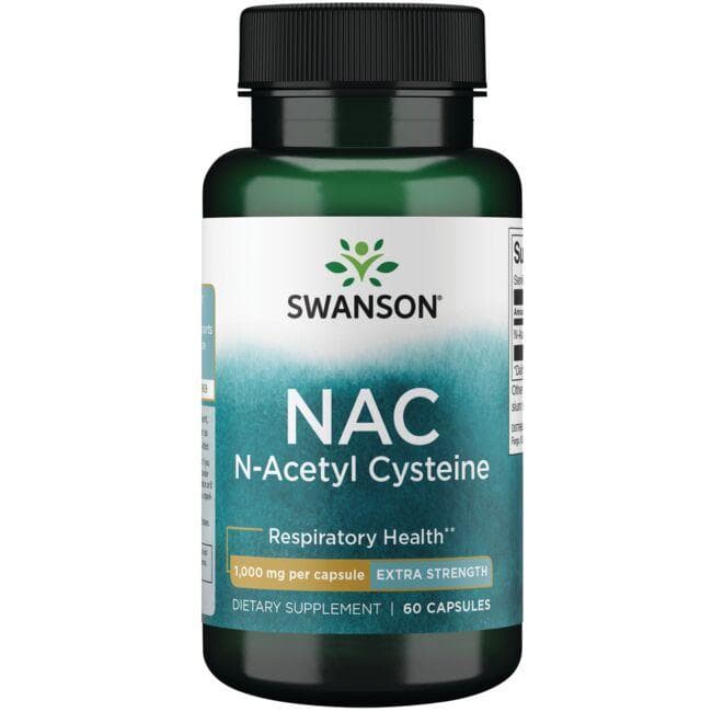 Nac N-Acetyl Cysteine 1,000mg 60 CAPS - Swanson | WestPharmacy.nl