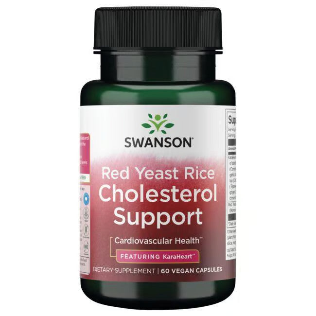Red Yeast Rice Cholesterol Support 60 VCAPS - Swanson | WestPharmacy.nl