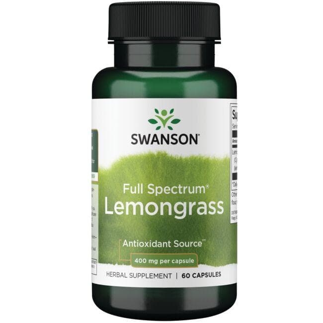 Lemongrass - Tikroji citrinžolė - 400 mg - N60 - Swanson