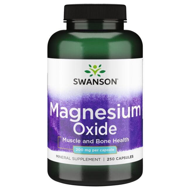 MAGNESIUM 200mg 250 CAPS - Swanson | WestPharmacy.nl