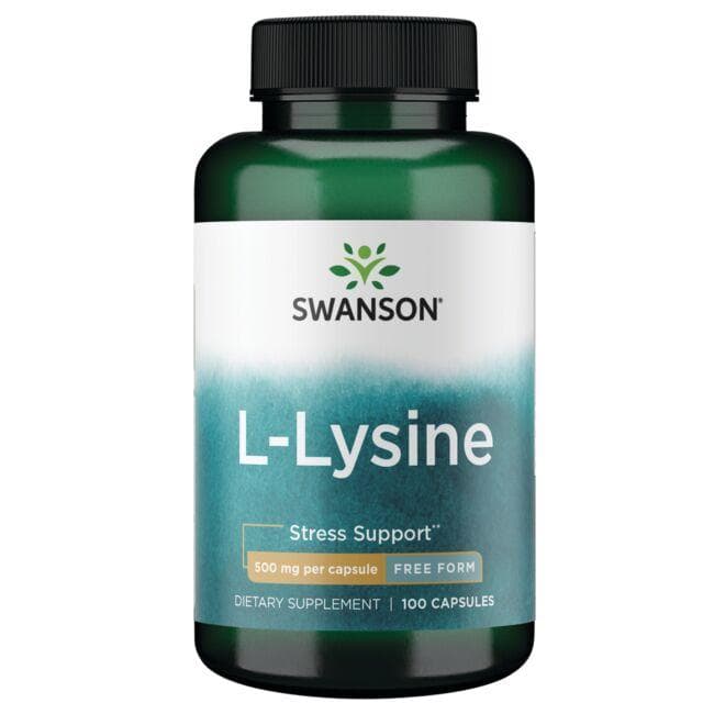 L-LYSINE - FREE FORM 500mg 100 CAPS - Swanson | WestPharmacy.nl