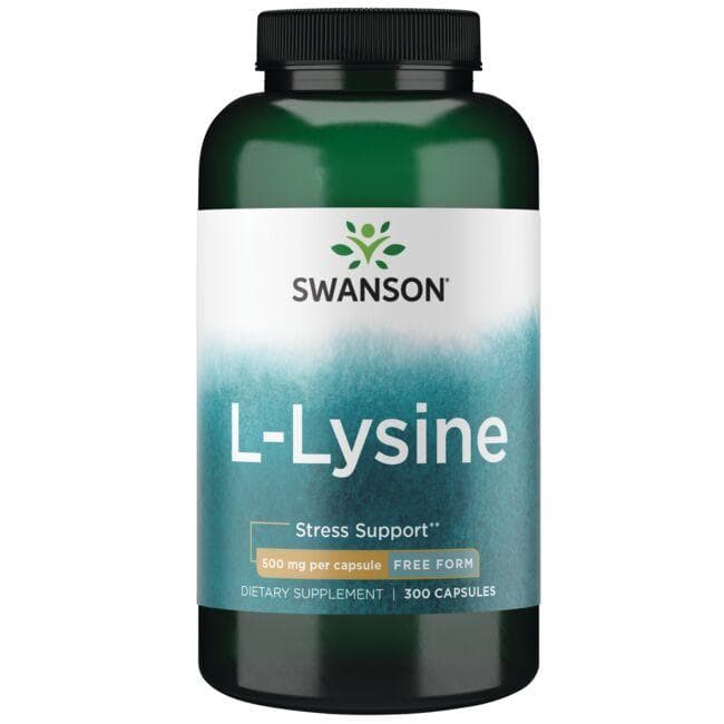 FREE-FORM L-LYSINE 500mg 300 CAPS - Swanson | WestPharmacy.nl