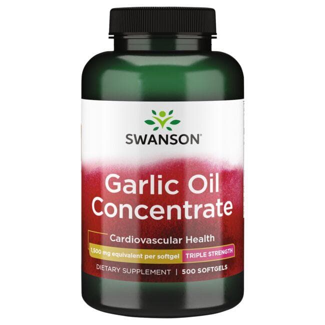 GARLIC OIL 1500mg 500 SGELS - Swanson | WestPharmacy.nl