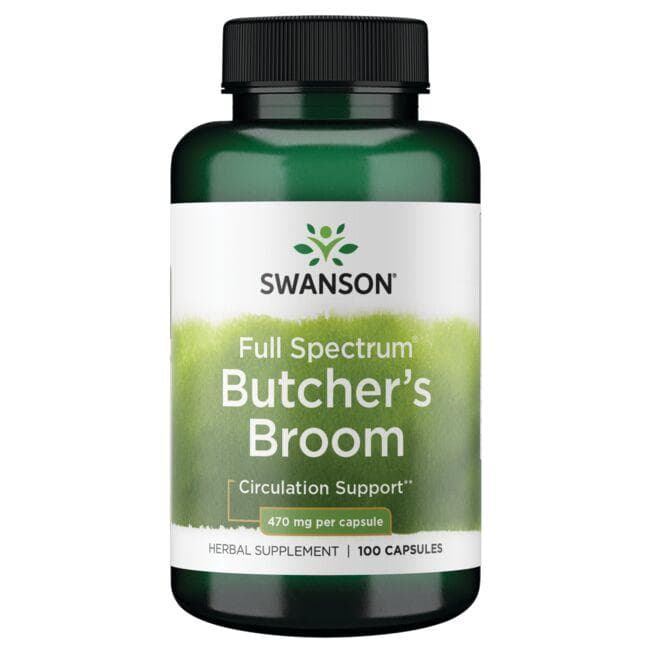 BUTCHER'S BROOM 470mg 100 CAPS - Swanson | WestPharmacy.nl