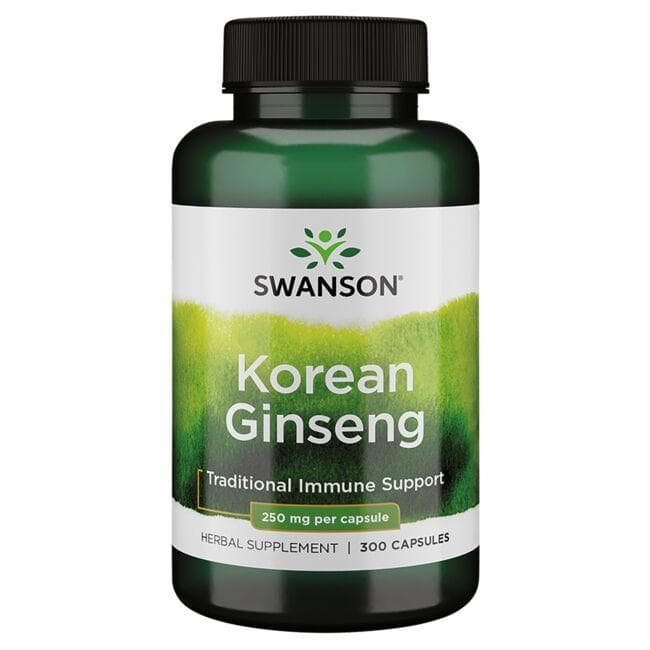 KOREAN GINSENG 250mg 300 CAPS - Swanson | WestPharmacy.nl