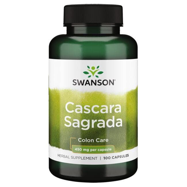 CASCARA SAGRADA 450mg 100 CAPS - Swanson | WestPharmacy.nl