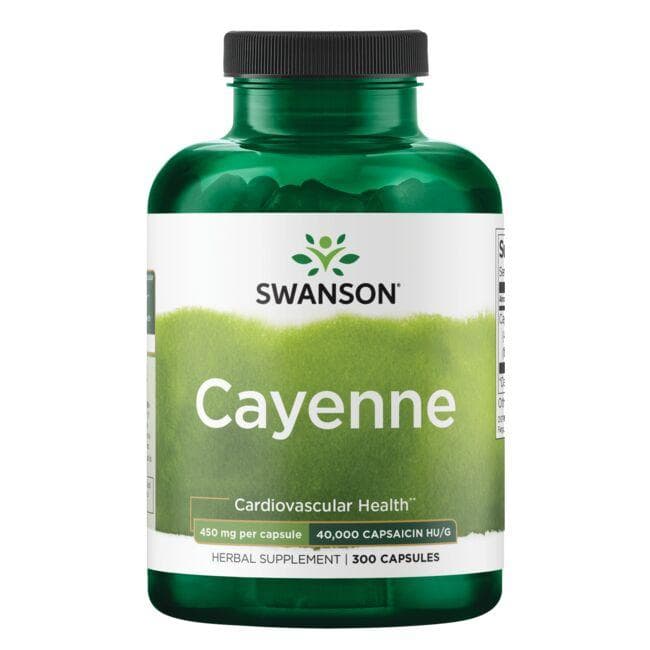 CAYENNE 450mg 300 CAPS - Swanson | WestPharmacy.nl