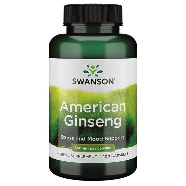 AMERICAN GINSENG 550mg 100 CAPS - Swanson | WestPharmacy.nl