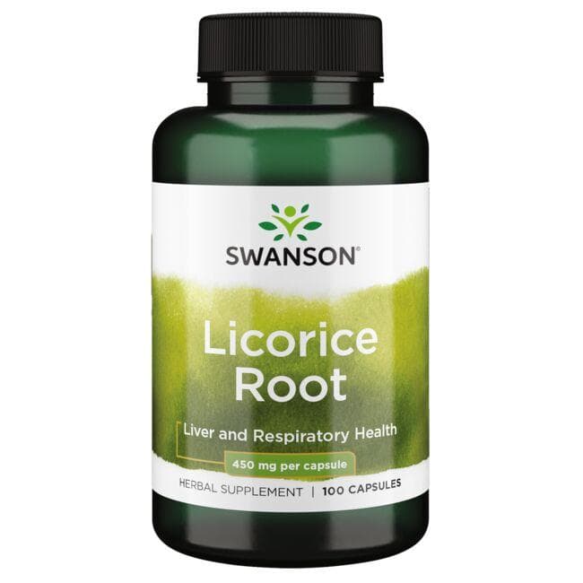 LICORICE 450mg 100 CAPS - Swanson | WestPharmacy.nl