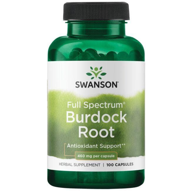 Full Spectrum Burdock Root 460mg 100 CAPS - Swanson | WestPharmacy.nl