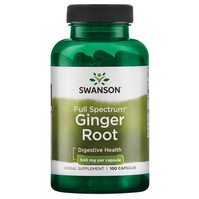 GINGER ROOT 540mg 100 CAPS - Swanson | WestPharmacy.nl