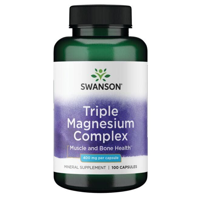 TRIPLE MAGNESIUM COMPLEX 400mg - 100 CAPS - Swanson | WestPharmacy.nl