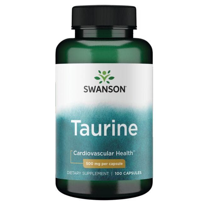 TAURINE 500mg 100 CAPS - Swanson | WestPharmacy.nl
