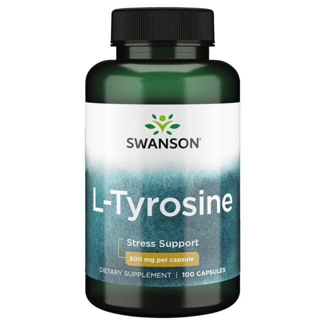 L-TYROSINE 500mg 100 CAPS - Swanson | WestPharmacy.nl