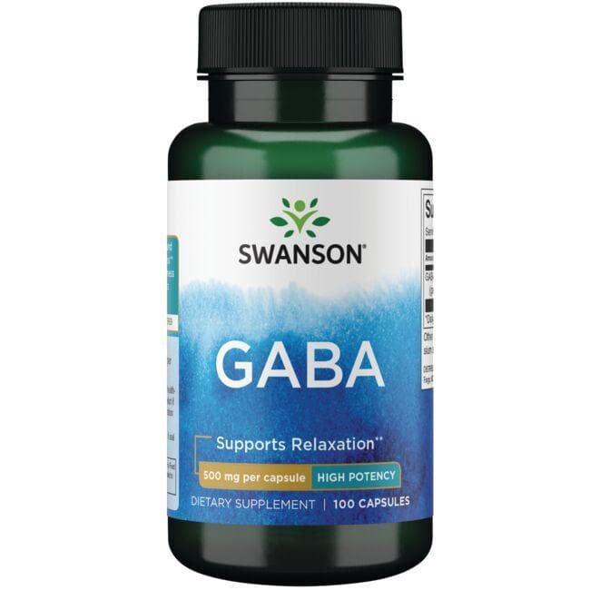 GABA - HIGH POTENCY 500mg 100 CAPS - Swanson | WestPharmacy.nl