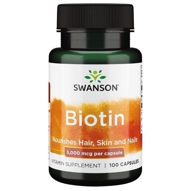 BIOTIN 5OOO MCG 100 CAPS - Swanson | WestPharmacy.nl