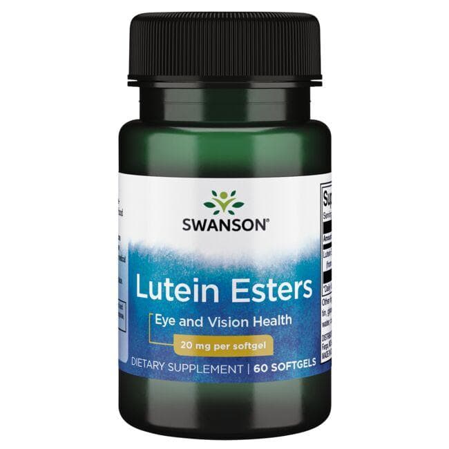 LUTEIN ESTERS 20mg 60 CAPS - Swanson | WestPharmacy.nl
