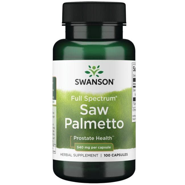 SAW PALMETTO 540mg 100 CAPS - Swanson | WestPharmacy.nl