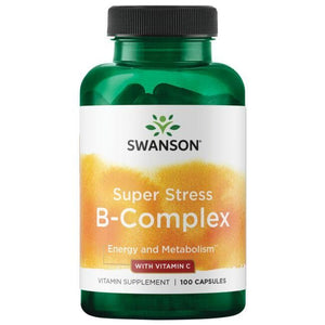 Super Stress B-Complex su Vitaminu C - N100 - Swanson - Vaistine1.lt